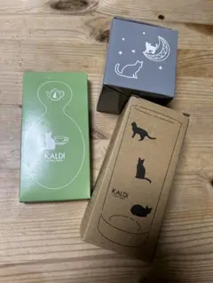 カルディ猫の日バック　グッズ3点セット