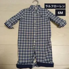 Ralph Lauren チェック柄ロンパース 6M