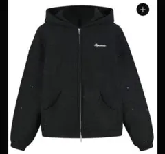 andwang Kirakira zip up black S