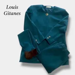 【Louis Gitanes】ウール100％ スカートセットアップ マフラー付き
