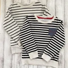 110裏起毛トレーナー2枚まとめ売り