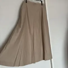 レディース　Mサイズ　プリーツ加工　ロングスカート　着丈87cm 下地ありのサムネイル