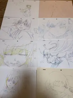 物語シリーズ　複製原画　３組セット
