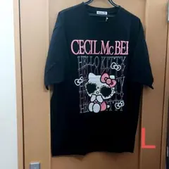 CECIL McBEE(セシルマクビー)×ハローキティTシャツ Ｌサイズ