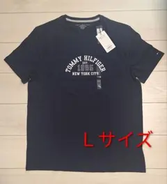 トミーヒルフィガー アーチ ロゴ Tシャツ メンズ レディース ネイビー 半袖