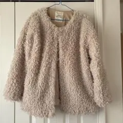 PAGEBOY ページボーイ　プードルコート　ボアジャケット ベージュ　美品