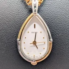 【未使用稼働品】 SEIKO セイコー 1F21-5A10 ペンダントウォッチのサムネイル