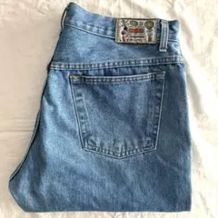 Hugo Boss 80s イタリア製 薄色ワイドデニム ジーンズのサムネイル
