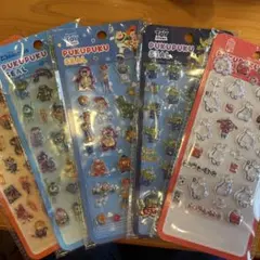 ぷくぷくシール　5点セット