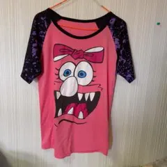 ファニーフェイス　プリント　半袖Tシャツ　ラグランTシャツのサムネイル