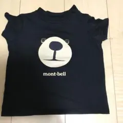 mont-bell クマ顔プリント Tシャツ 80