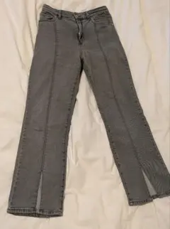 ハニーズ スリット入り デニム ジーンズ グレー