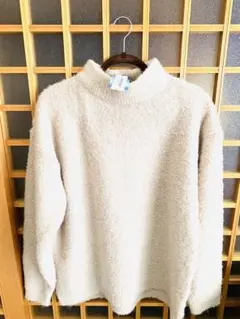 新品未使用 WESTSEA ニット ベージュ Mサイズ 男女兼用 ゆったり 秋冬