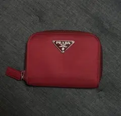 PRADA コインケース／カードケース レッド