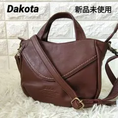DAKOTA（ダコタ）セミショルダーバッグ ボルドー 馬蹄型押し - メルカリ