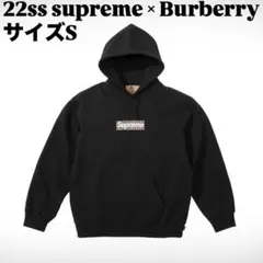 Supreme × Burberry パーカー XL ブラック Supreme/Burberry Box Logo Hooded Sweatshirt - UG.SHAFT