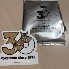 ポケモン 30周年記念 ステッカー バンバドロのサムネイル