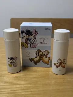 ミッキー＆ミニー　 チップ＆デール 水筒 2本セ ットのサムネイル