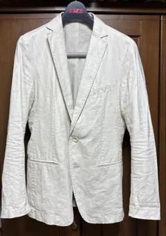 Z Zegna メンズ　ジャケット　白　サイズ48 イタリア製　M 2026年最新】Z Zegna カラー：ホワイト系 メンズ テーラードジャケット