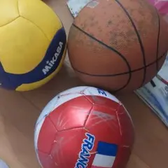 MIKASA バレーボール バスケットボール サッカーボール 3点セットのサムネイル