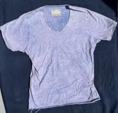 Ouky オーキー Classic V Neck 古着 Tシャツ ブルー系 Mのサムネイル
