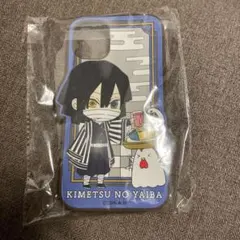 ◎鬼滅の刃 iPhone11/XRスクエアガラスケース伊黒小芭内いぐろおばない