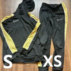 Nike DRI-FIT ジャージセット S ブラック/イエロー
