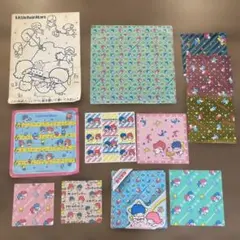 サンリオ キキララ リトルツインスターズ 折り紙セット 昭和レトロ