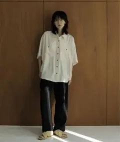 ☆値下げSpick and Span ガーメントダイサファリシャツ ベイクルーズ 