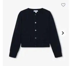 jacadi パッチポケット付きカーディガンネイビー4歳サイズ　入園式　美品