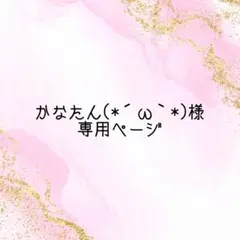 かなたん(*´ω｀*)様専用ページ