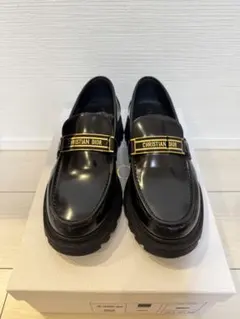ChristianDior Codeローファー 36.5 ブラック 箱 保存袋付のサムネイル