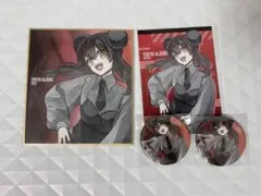 東京エイリアンズ 明明 くじ　色紙　缶バッチ　カードセット