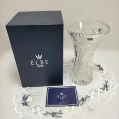 ELBE crystal ボヘミアクリスタル 花瓶 112976-3-003T