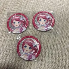 にじさんじ 8周年 グリッター缶バッジ　倉持めると 3個