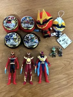 ナンバーワン戦隊ゴジュウジャー フィギュア ぬいぐるみ ポーチセット