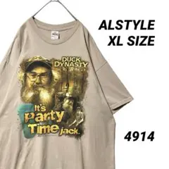 ダックダイナスティ Tシャツ XL ベージュ アルスタイル メキシコ製 2012