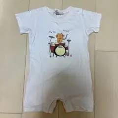 UnitedAthle ベビー ロンパース 80cm 猫 ドラム　音楽のサムネイル