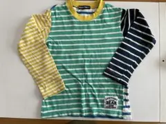 ストライプ　長袖　カットソー　110 キッズ