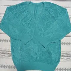 ターコイズ ニット