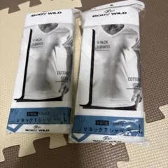 【2個】BODY WILD Vネック Tシャツ Lサイズのサムネイル