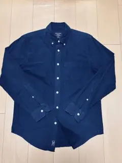 【値下げ】Abercrombie & Fitch ネイビー　シャツ M