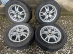 トヨタプリウ 純正 15インチ 5J +45 100 4H 鍛造 ホイールセット