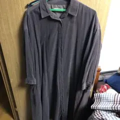 コーデュロイ ロングワンピース