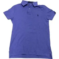 【POLO】Ralph Lauren パープル ポロシャツ 半袖 XS