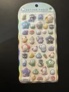【正規品】　サンリオ　コットンパフィーシール　はぴだんぶい