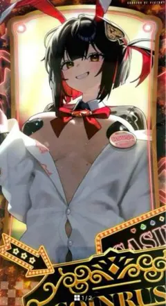 勝利の女神:NIKKE BUNNY バニー　チケットホルダー　ルージュ
