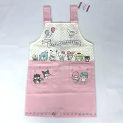 【新品】 エプロン 130cm 女の子 キッズ H型 サンリオ