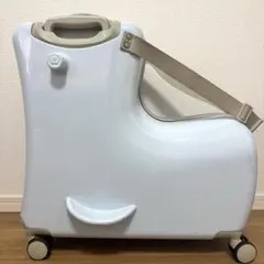 子供用 乗れるキャリーケース パステルブルーのサムネイル