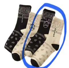 2足セット トラヴィススコット　Travis Scottモチーフ　ソックス靴下